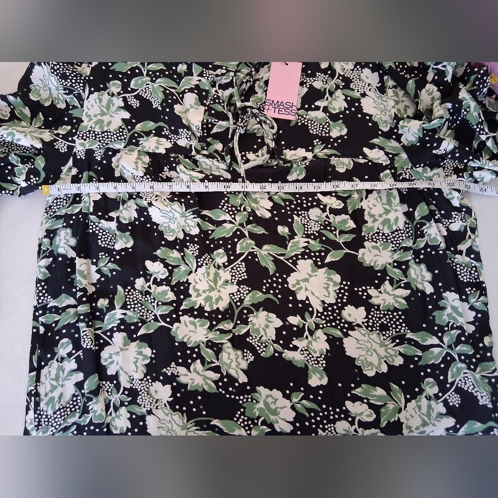 NWT Smash + Tess/ Violet Mini Dress/ Large Floral/ Size US XL - Picture 7 of 12